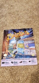 Solstice CSG-LX-US NES Nintendo World Championships 1990 NWC Insert Poster Only!