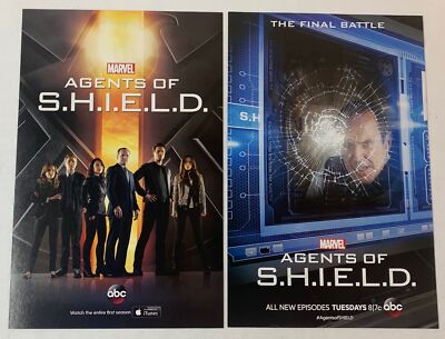 lot of two ABC tv series ads MARVEL'S AGENTS OF
