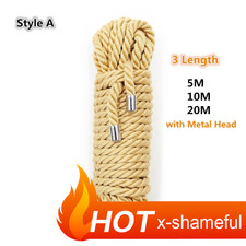 Shibari Accessory of Handcuffs Binding Rope Metal Head Binder Touch Tie Up Fun
