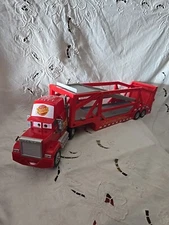 Disney Pixar Cars 18" Launching Mack Transporter Red Truck 2017 Mattel 