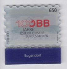 &Ouml;sterreich 3749 Marke aus Acrylglas Glasmarke &Ouml;BB Eisenbahn 2023 postfrisch **