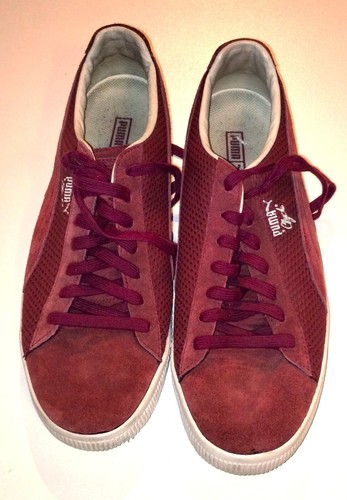 Puma Clydezilla MIJ Maroon Sneakers UK9 / US10 / EU43 - NICE! - Picture 6 of 9