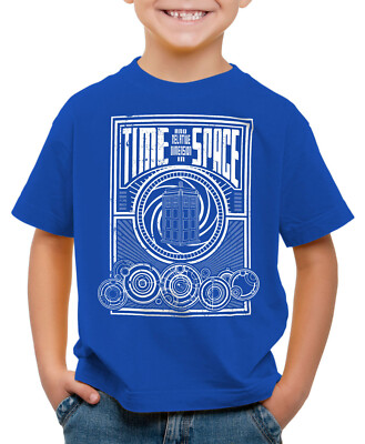 Time meets Space Kinder T-Shirt zeitreise timelord notrufzelle
