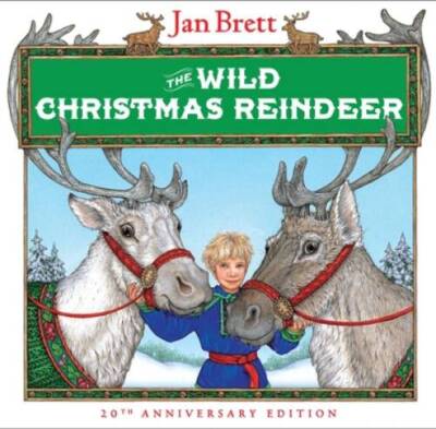 The Wild Christmas Reindeer - Hardcover By Brett, Jan - GOOD