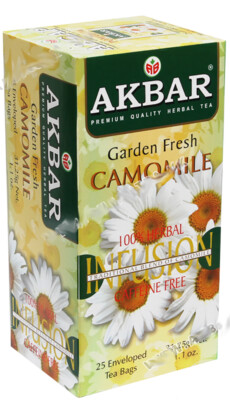 Akbar Garden Fresh Camomile 25 Tea Bags