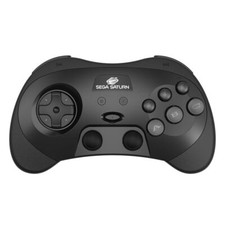 Retro-Bit SEGA Saturn 2.4GHz Wireless Pro Controller for Sega Saturn, PC, Switch