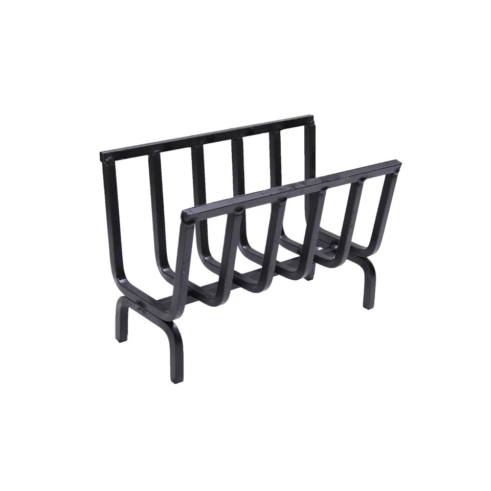 FONDERIA BONGIOVANNI Brucialegna Portalegna per camino caminetto stufa in Ferro cm 40x20x28 h cm