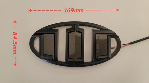 Brenthon 3rd MATT BLACK+2way LED emblem Hyundai IONIQ 5 Front, Rear - Picture 22 of 33