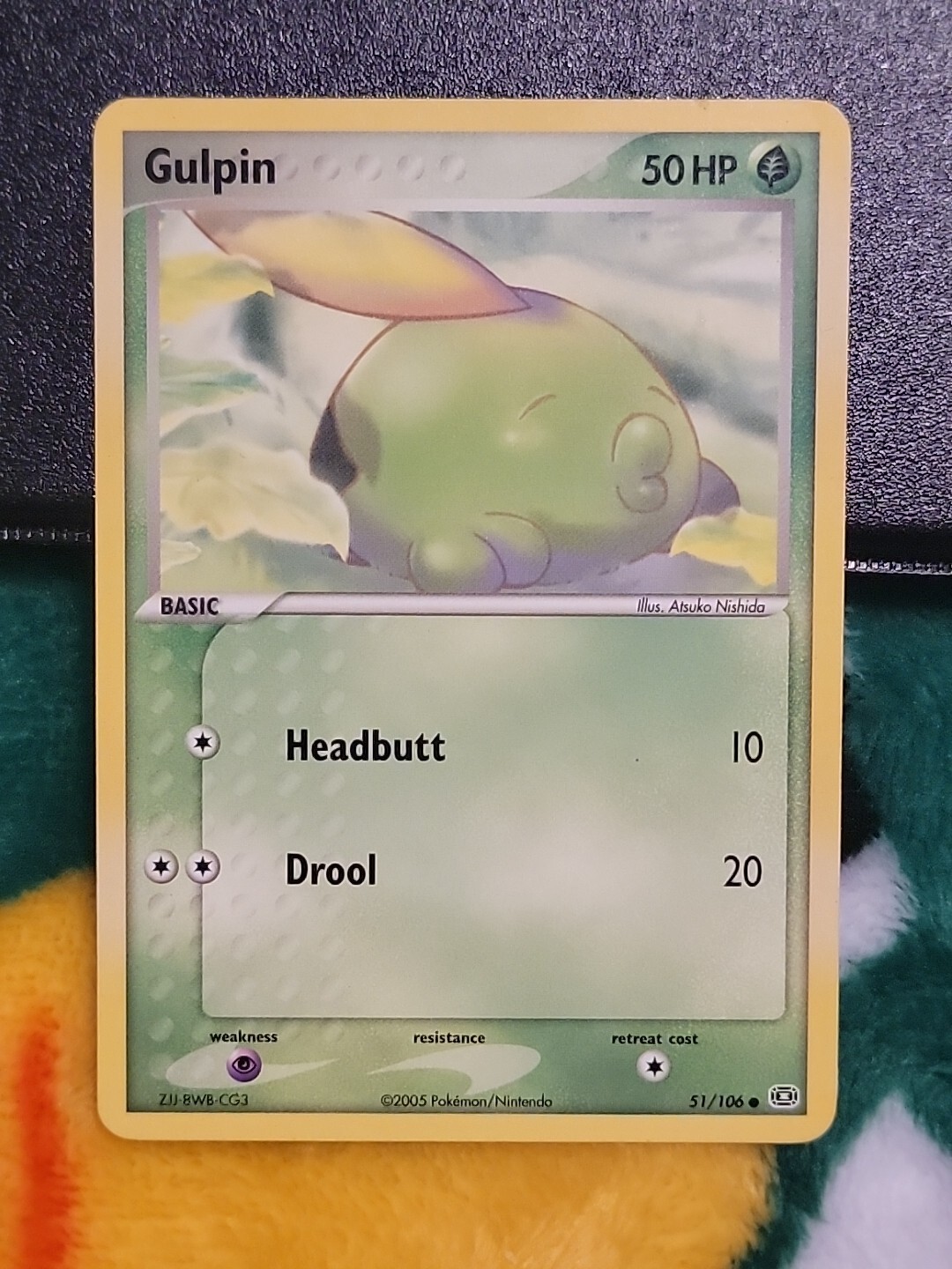 Pokémon Gulpin 51/106 Emerald Regular (Gradeworthy) NM/M. Obo