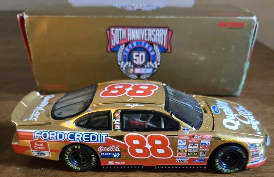 Vintage NASCAR 50th Anniversary Dale Jarrett #88 Quality Care Dicast 1 OF 700  - Image 4 of 4