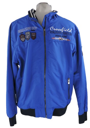 Crossfield Jacke 50 Windjacke in blau Herren Blouson Polyamid top