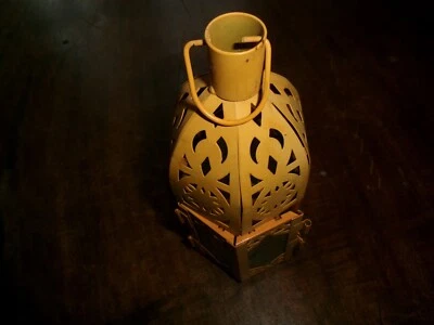 LANTERNE-PHOTOPHORE à accrocher en métal et verre - Photo 1/3