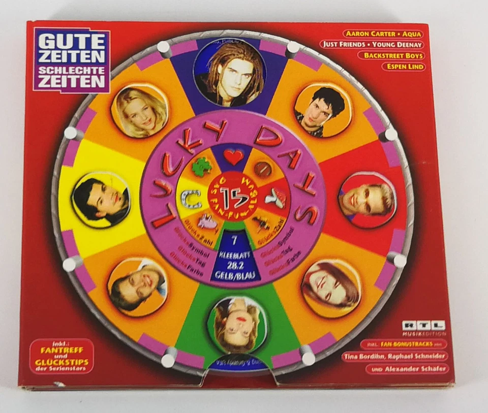 GZSZ 15 Lucky Days 2 CD 1998 Pop Sampler Backstreet Boys Aqua Digipak - Bild 2 von 4