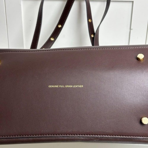 COACH Gramercy Tote Maple Dark Brown CAM00 Outlet NEW Women Bag Maple Outlet - Picture 6 of 6