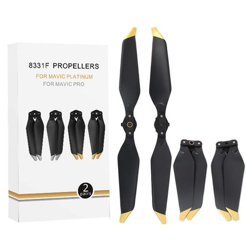 4 Pcs Propeller 8331 Low Noise Quick Release Blade DJI Mavic Pro PLATINUM E - Picture 5 of 11