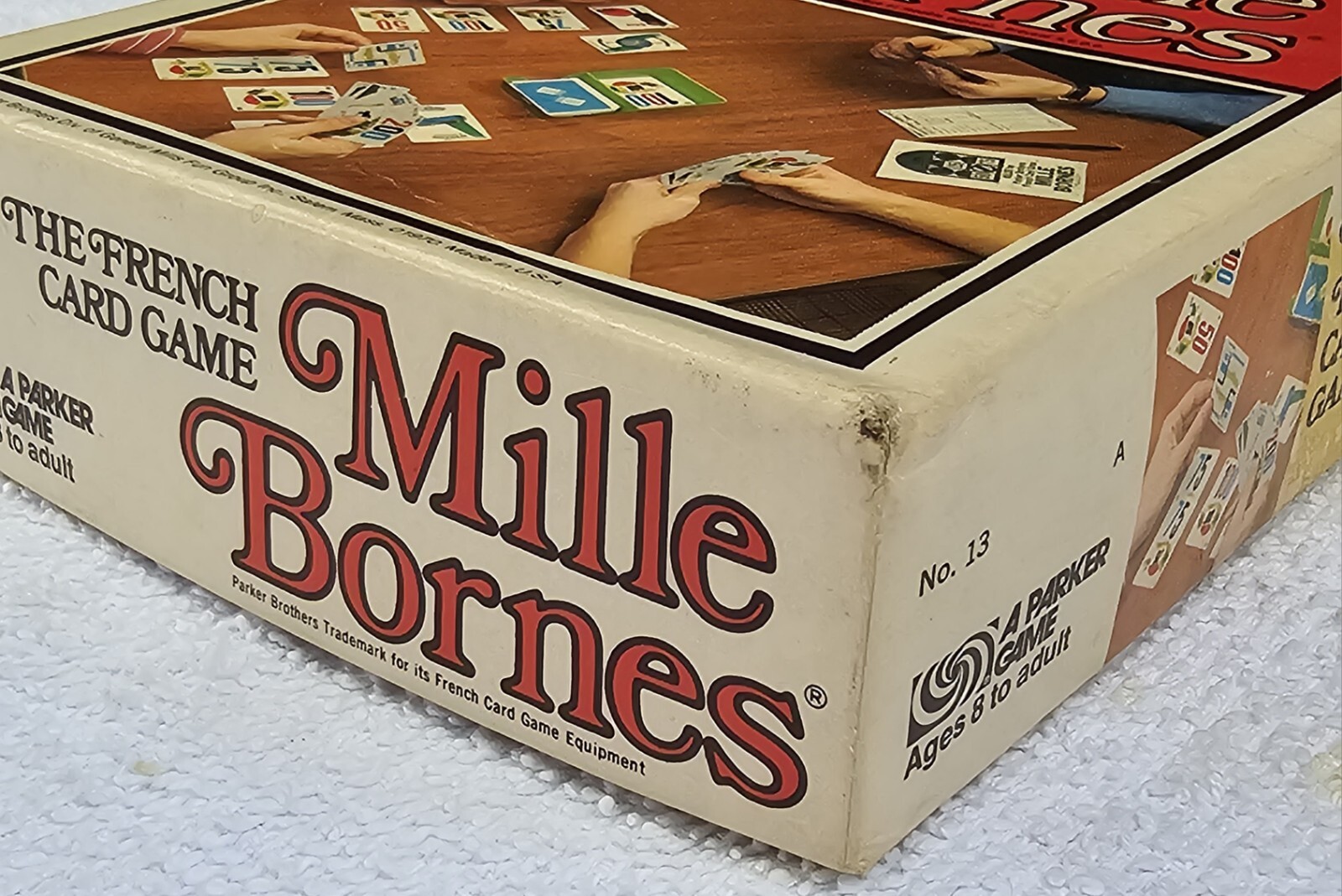 Mille Bornes Card Game (1960 Edition Spécial) - Fonts In Use