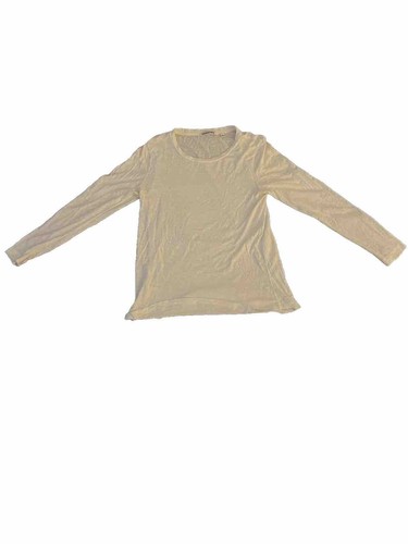 Country Road Womens Long Sleeve Shirt 100% Cotton Size M White