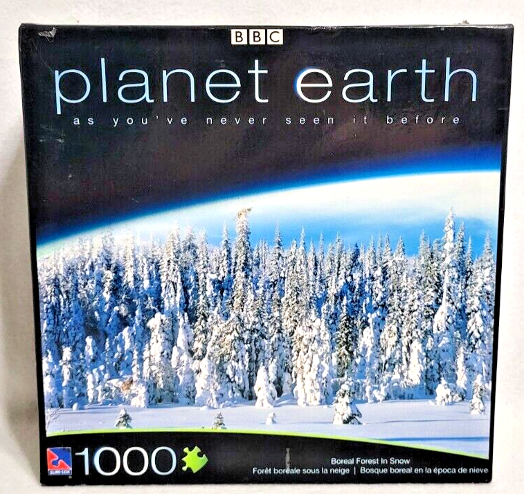 BBC Panet Earth Boreal Forest in Snow 1000 pc Jigsaw Puzzle 28 3/4