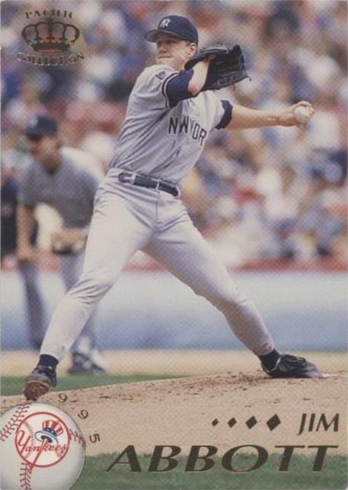 1995 Pacific Crown Collection - Jim Abbott #292 - 1 of 1