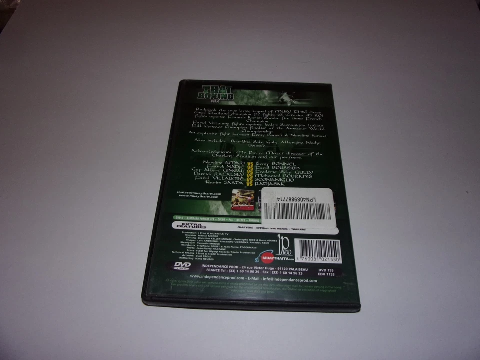 Thai Boxing Vol 2 DVD (Pal Format)  Breathtaking Fights - Image 2 of 2