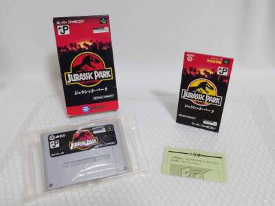 スーパーファミコン - スーパーファミコン用ソフト 「JURASSIC PARK」JALECO JALECO SFC Jurassic Park Super Famicom TV Game Game Software