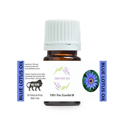 GUZARISH BLUE LOTUS OIL PURE NATURAL ESSENTIAL PURE ORGANIC FROM INDIA USD