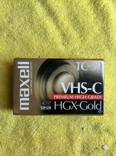 Maxwell VHC-C TC-30 HGX-Gold Premium High Grade Video Cassette Tape Sealed