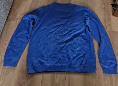 GANT WOOL BLEND Jumper - Size Medium - Royal Blue - Men’s - Pullover - Sweater - Picture 6 of 8