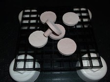 1" Coral Frag Plug RED 10 PackNeptune's Garden Plugs Plates and Fixtures