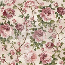 ReDesign Prima KACHA TIMELESS BLOOMS Decoupage Paper Fiber 19.5" x "30