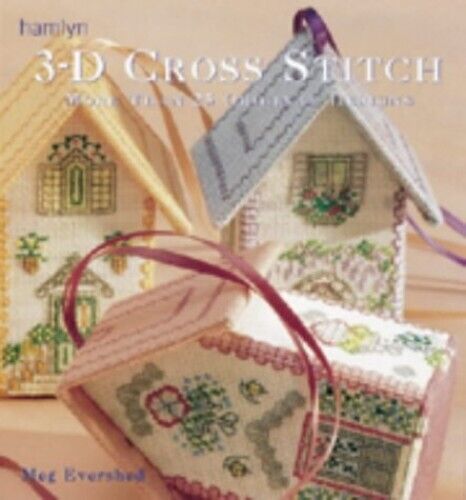 3D Cross Stitch by Evershed, Meg Hardback Book The Cheap Fast Free Post - 第 1/2 張圖片