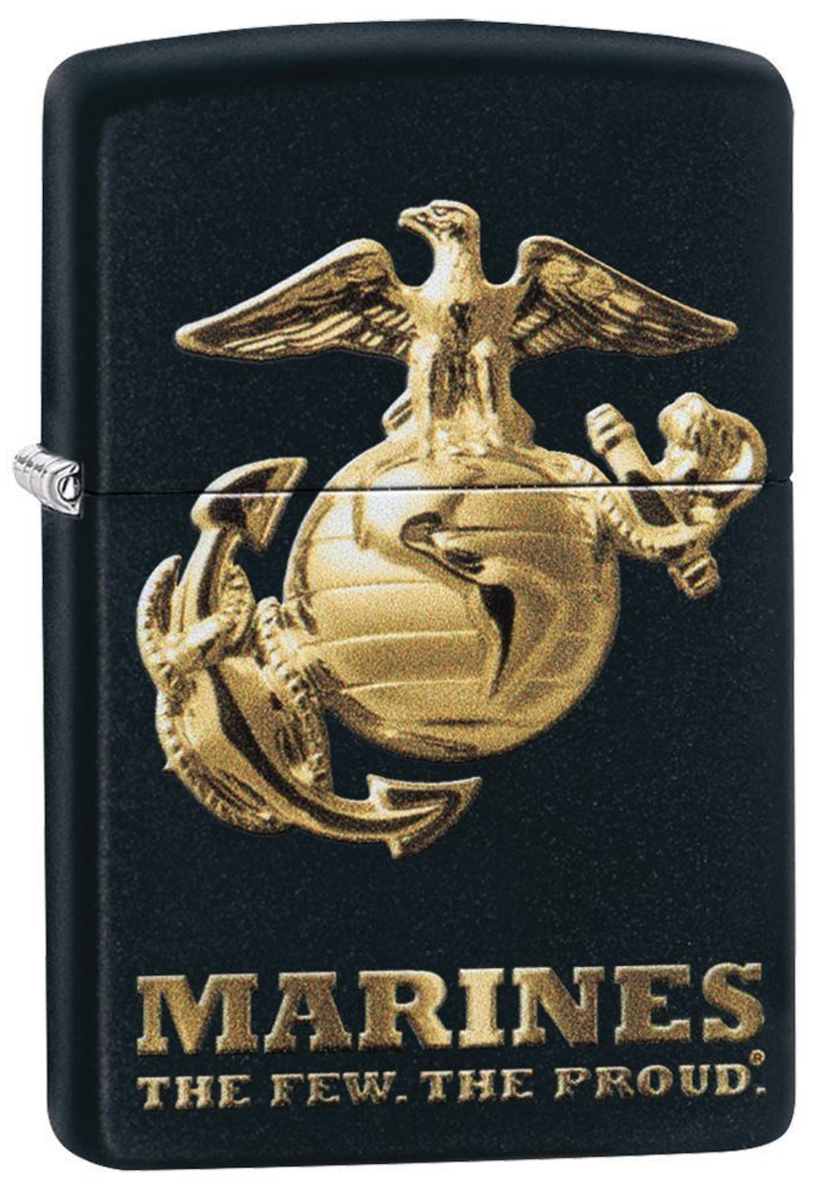 Zippo Windproof Lighter with U.S. Marine Corps Logo, USMC, 49149