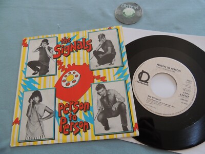 7'' Single The Signals Person To Person Clam Up 1984 Line rec. Germany | EX