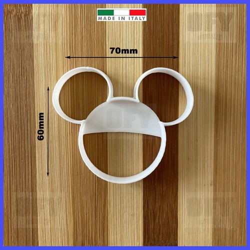 Topolino Formina Biscotti Cookie Cutter Mickey Mouse Pdz 7cm - Foto 12 di 15