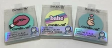 The Creme Shop, Crystal Clear Compact Mirror, Easy Grip Silicone Cover
