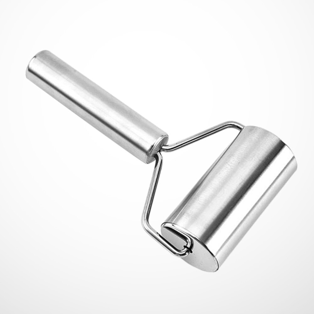 Pizza Stainless Steel Rolling Pin Pastry Scraper Dough Saver Pastry