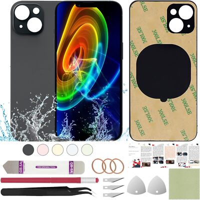 Back Cover Glass Replacement Compatible with iPhone 15 Plus 6.7'' Professional