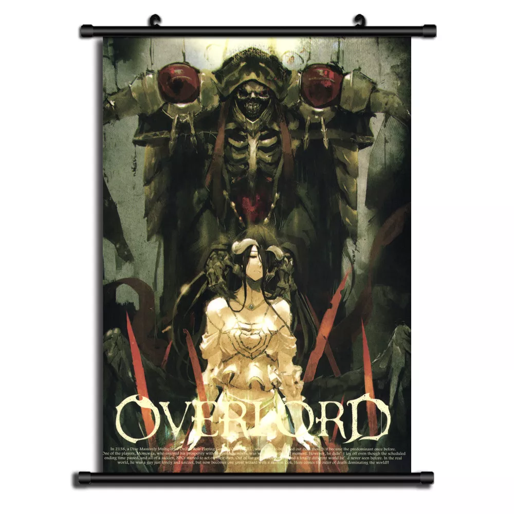 Overlord Anime Wall Art Home Decoration Scroll Poster