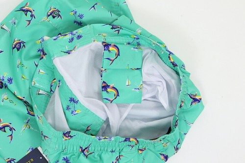 Polo Ralph Lauren Swim Trunks Swimsuit w/Cargo Pocket - Swordfish, Aloha, Floral - Picture 7 of 7