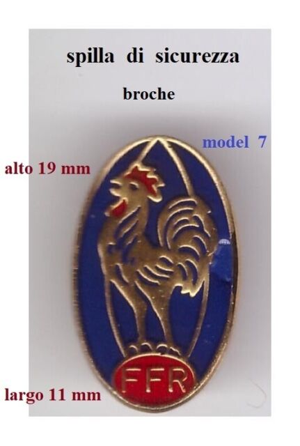 no pin's distintivo spilla FFR Federation Français Rugby broche model 7
