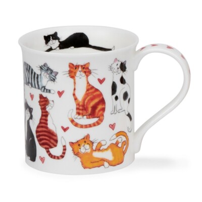 Dunoon Lovable Cats Teetasse Kaffeebecher Bute 0,3l