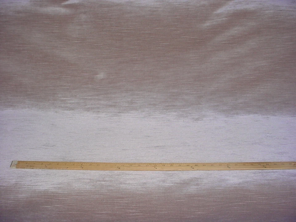 1-1/4Y Kirkby K5055 Orion Linen Beige Textured Velvet Drapery Upholstery Fabric - Image 2 of 4