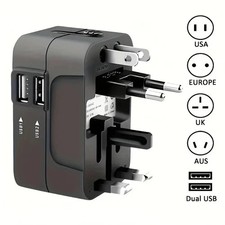Travel Adapter Worldwide All in One International Universal Power Adapter Plug