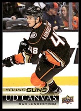 2018-19 Upper Deck UD Canvas YG Isac Lundestrom Rookie Anaheim Ducks #C216