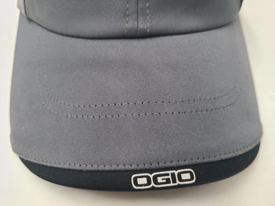 Gorra ajustable Ogio Strapback poliéster béisbol golf tenis hombres mujeres gris Foto 3 de 4