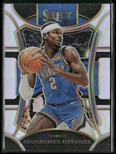 2023-24 Panini Select #344 Shai Gilgeous-Alexander Silver Prizms