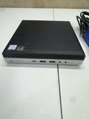 HP ProDesk 600 G3 Mini Desktop / I5-6500T / 8GB RAM / 128GB SSD / Windows 11 - Afbeelding 2 van 4