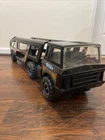 Vintage Tonka Car Transporter Carrier Black Pressed Steel Vehicle Hauler Large