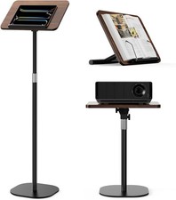 2-in-1 Floor  Desktop Wooden Book  Music Stand 100 Solid Wood Adjustable