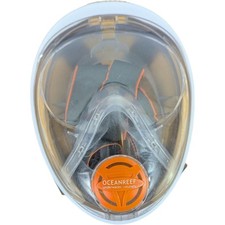 Kids Full Face Snorkeling Mask FACE Part ONLY Ocean Reef ARIA JR White size XS